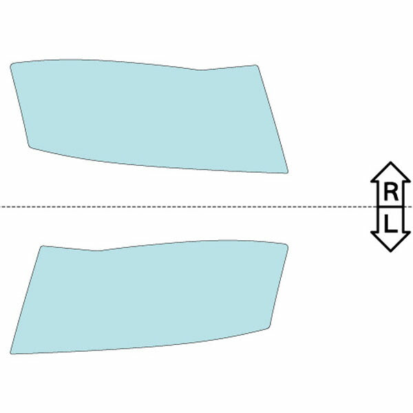 カット済みヘッドライトプロテクションフィルム 日産 グロリア (H11.6-H13.11) (MY34型/HY34型) (250/300) (PH0321BA905A0SA)