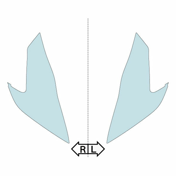 カット済みヘッドライトプロテクションフィルム 日産 フェアレディZ (H24.7-H29.6) (Z34型) (Base) (PH0322C1205A0SA)