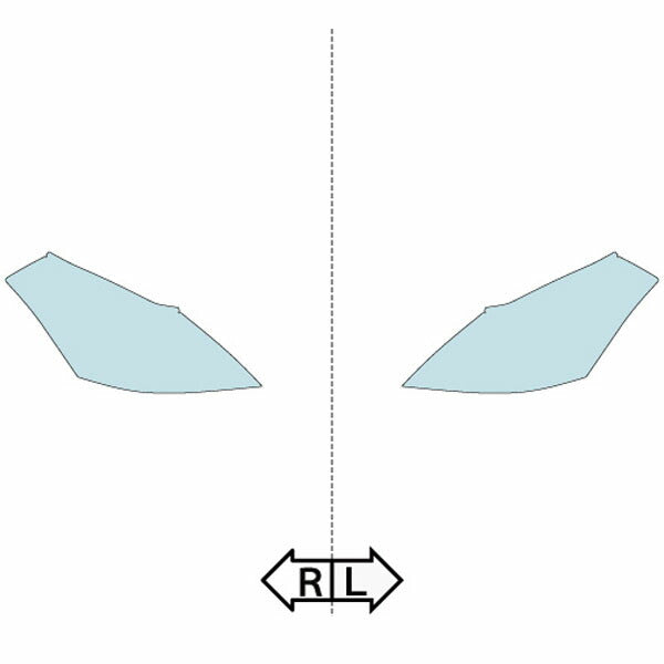 カット済みヘッドライトプロテクションフィルム 日産 プレサージュ (H18.5-H21.8) (TU31型/TNU31型/PU31型) (XE/XG/XL/ハイウェイスター) (PH0323J0605A0SA)