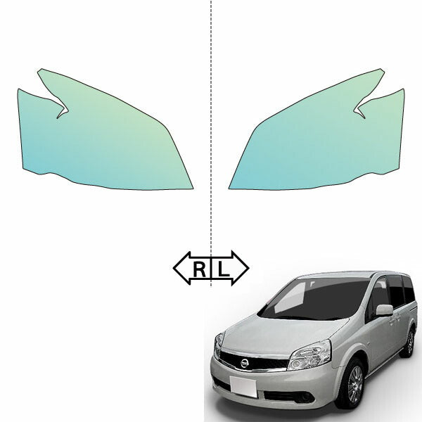 カット済みヘッドライトプロテクションフィルム 日産 ラフェスタ (H21.12-H24.12) (B30型) (JOY X) (PH0329J0905A0SA)