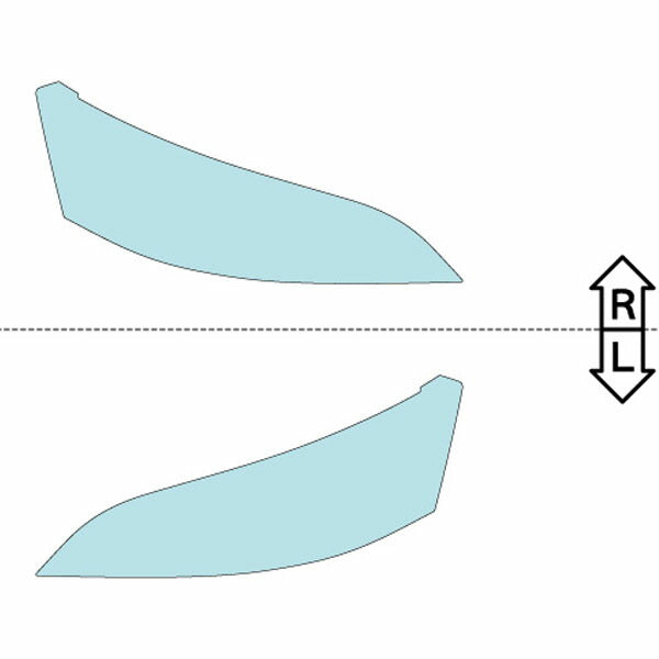 カット済みヘッドライトプロテクションフィルム 日産 NV200バネット (R2.1-R3.6) (VM20型/VNM20型/M20型) (DX/VX/GX/16S) (PH0330J2005A0SA)
