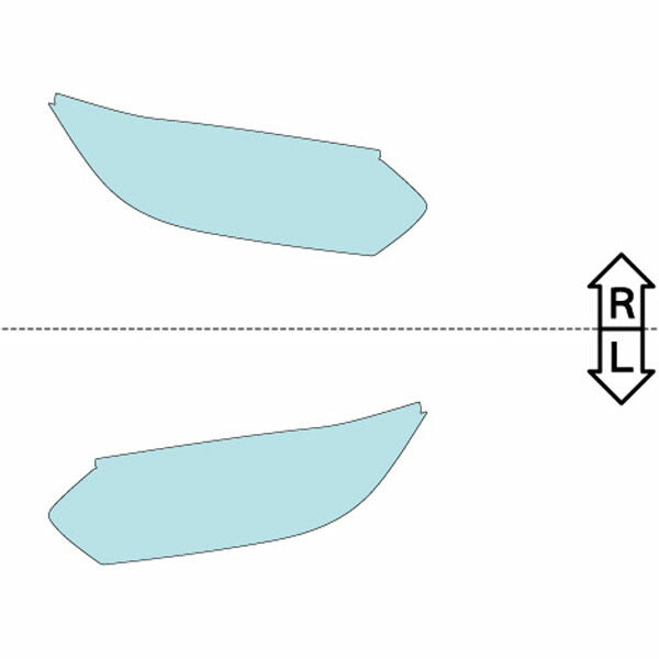 カット済みヘッドライトプロテクションフィルム 日産 ルークス (R2.3-R5.5) (B44A型/B45A型/B47A型/B48A型) (S/X) (PH0332A2005A0SA)