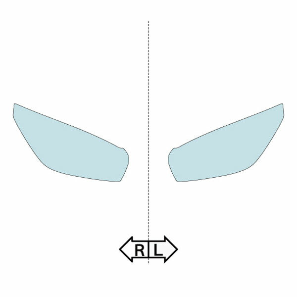 カット済みヘッドライトプロテクションフィルム 日産 デイズ (H27.10-H31.2) (B21W型) (J/S/X/【ボレロ】J/S/【ボレロ】X) (PH0333A1505A0SA)