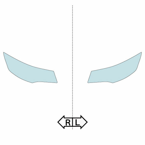 カット済みヘッドライトプロテクションフィルム 日産 デイズ (H27.10-H31.2) (B21W型) (【ライダー】X/G/G ターボ) (PH0333A1505F0SA)