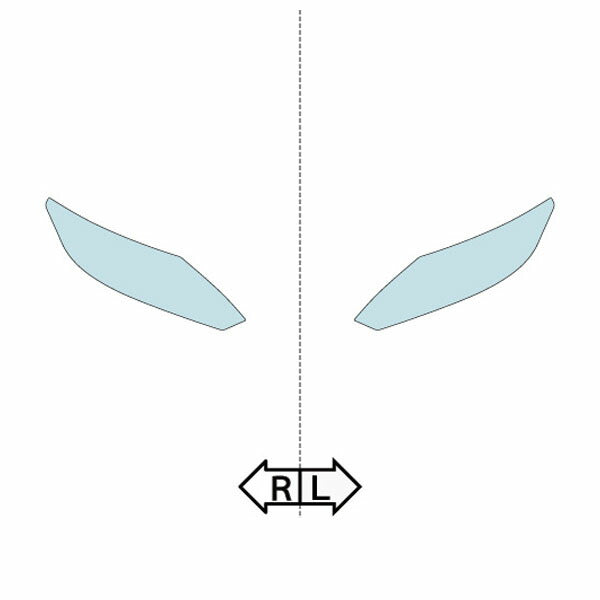 カット済みヘッドライトプロテクションフィルム 日産 デイズ (R5.11-) (B43W型/B46W型/B44W型/B45W型/B47W型/B48W型) (PH0333A2305B0SA)