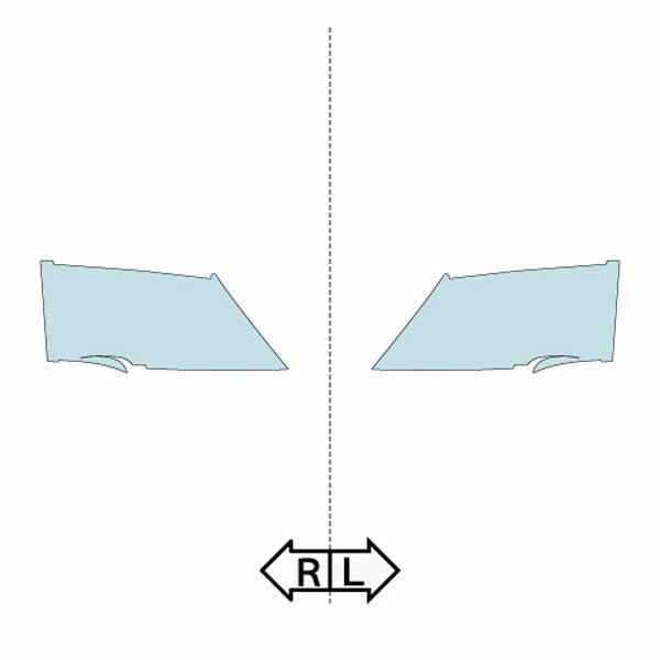 カット済みヘッドライトプロテクションフィルム 日産 キャラバン(NV350) 5ドア (H29.7-R3.9) (VR2E26型/VW2E26型) (バン DX) (PH0336I1705A0SA)