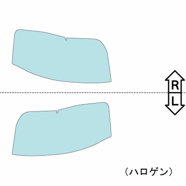 カット済みヘッドライトプロテクションフィルム ホンダ N-BOX プラス (H24.7-H24.11) (JF#型) (PH0435A1105A0SA)
