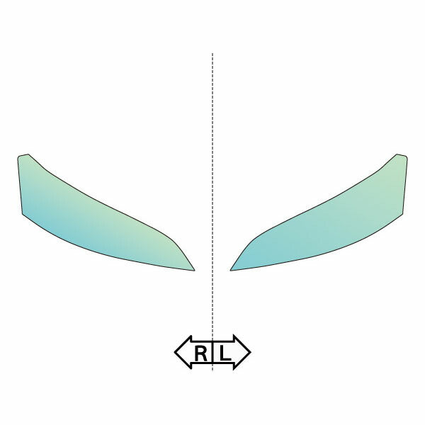 カット済みヘッドライトプロテクションフィルム 三菱 デリカD:3 (H23.10-H31.4) (BM20型) (G/M) (PH0520J1105A0SA)