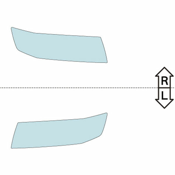 カット済みヘッドライトプロテクションフィルム 三菱 シャリオグランディス (H13.10-H15.5) (N84W型/N94W型) (ツーリング/エクシード/スーパーエクシード) (PH0526J0005A0SA)