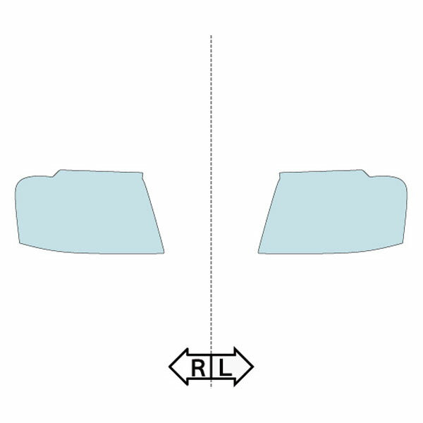 カット済みヘッドライトプロテクションフィルム 三菱 eKスポーツ (H14.9-H18.8) (H81W型) (Z/R/RS) (PH0527A0205B0SA)