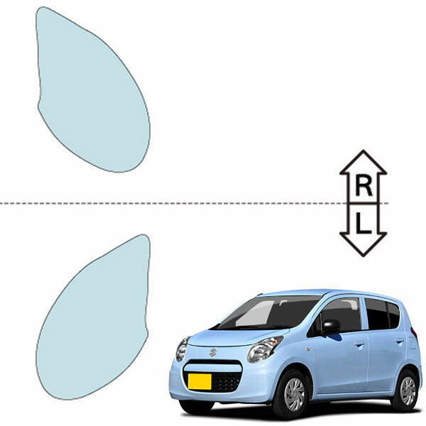カット済みヘッドライトプロテクションフィルム スズキ アルト エコ (H23.12-H25.2) (HA35S型) (ECO-L/ECO-S) (PH0802A1105A0SA)