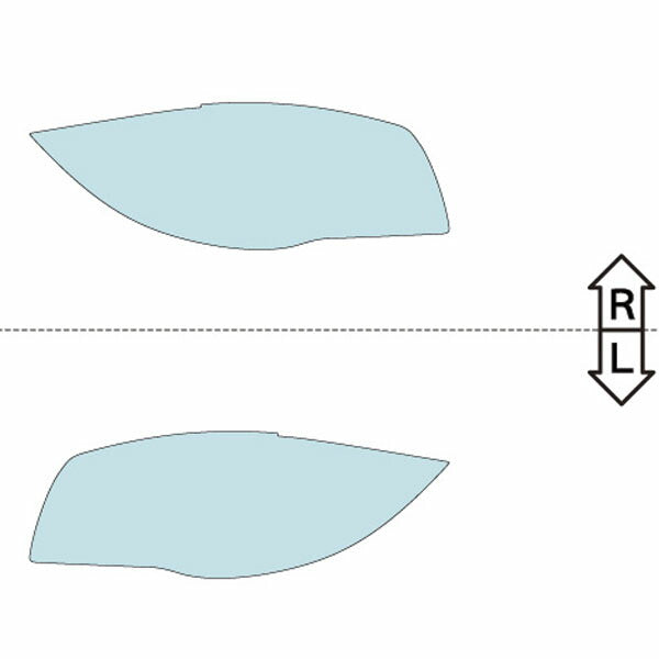 カット済みヘッドライトプロテクションフィルム BMW 1シリーズ 5ドア (H16.9-H19.4) (E87型) (Base) (PH3001H0405A0SA)