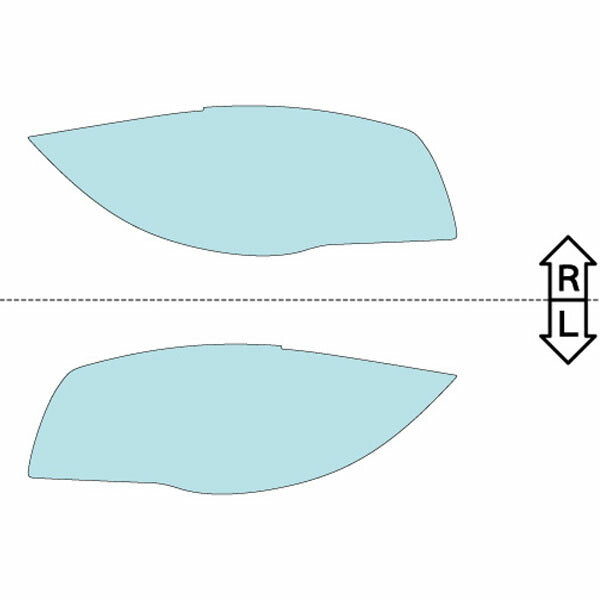 カット済みヘッドライトプロテクションフィルム BMW 1シリーズ 5ドア (H19.5-H23.8) (E87型) (Base) (PH3001H0705A0SA)