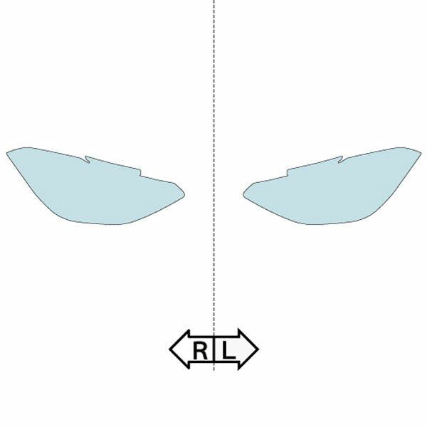 カット済みヘッドライトプロテクションフィルム BMW 1シリーズ 5ドア (H23.9-H27.4) (F20型) (Base) (PH3001H1105A0SA)