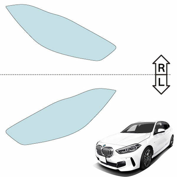 カット済みヘッドライトプロテクションフィルム BMW 1シリーズ 5ドア (R1.11-R6.10) (F40(7K15型)/F40(7K15型/7M20型)/7L20型) (PH3001H1905A0SA)