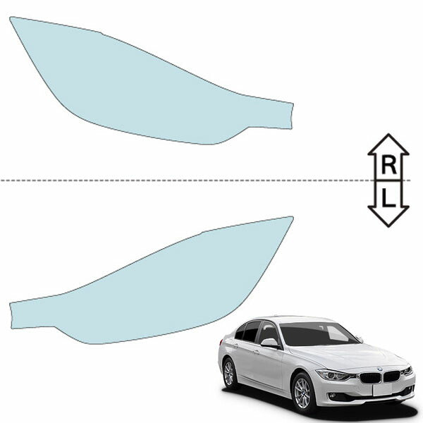 カット済みヘッドライトプロテクションフィルム BMW 3シリーズ セダン (H24.1-H27.8) (F30型(3B20)) (PH3003B1205A0SA)