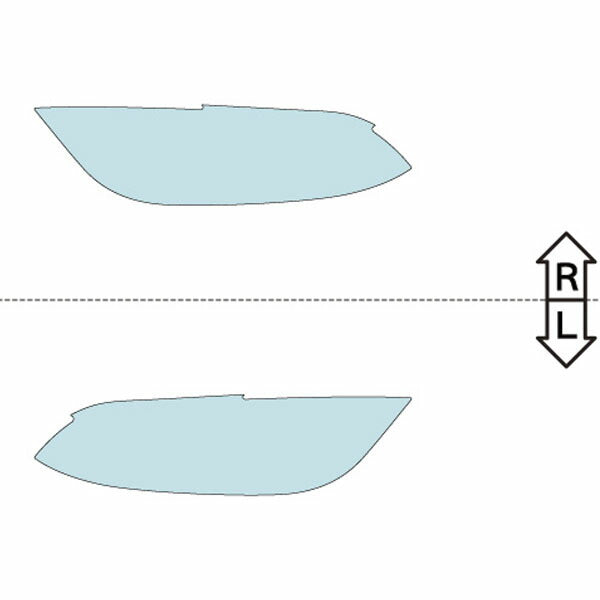 カット済みヘッドライトプロテクションフィルム BMW 3シリーズ クーペ (H18.9-H22.4) (E92(WA20型/WB35型)) (PH3003C0605A0SA)