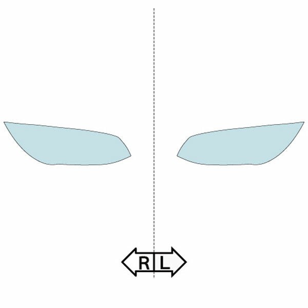 カット済みヘッドライトプロテクションフィルム BMW 3シリーズ クーペ (H22.5-H25.9) (KD20型/KE25型/KG35型/KD20G型) (PH3003C1005A0SA)