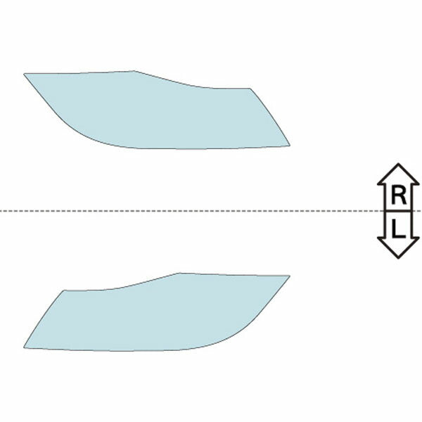 カット済みヘッドライトプロテクションフィルム BMW 3シリーズ ツーリング (H17.10-H20.10) (E91型) (Base) (PH3003F0505A0SA)