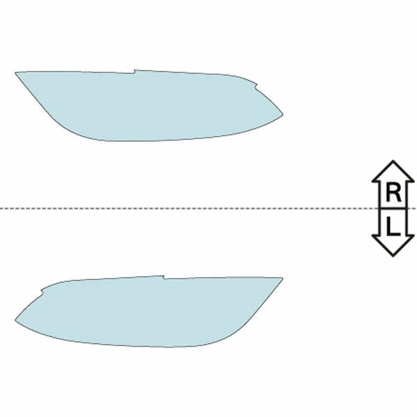 カット済みヘッドライトプロテクションフィルム BMW 3 シリーズ カブリオレ (H19.2-H22.4) (E93(WL35型)) (Base/M Sport Package) (PH3003U0705A0SA)