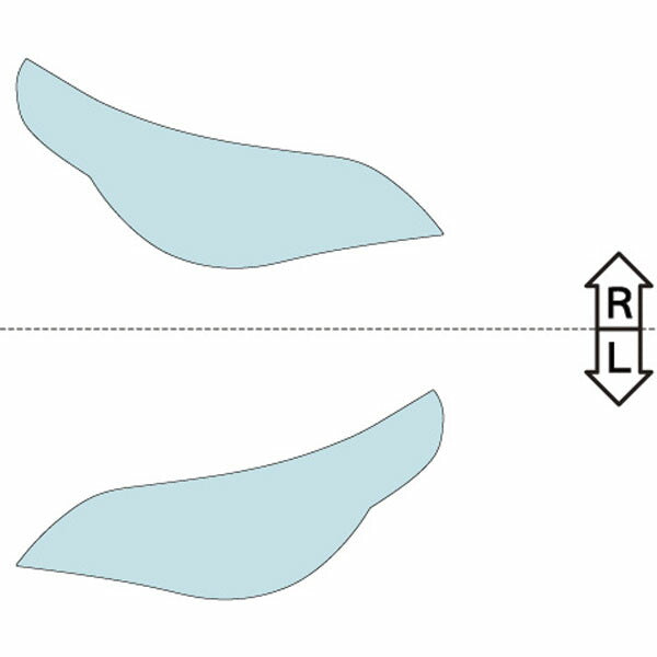 カット済みヘッドライトプロテクションフィルム BMW 5シリーズ セダン (H15.8-H19.5) (E60型) (Base) (PH3005B0305A0SA)