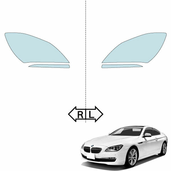 カット済みヘッドライトプロテクションフィルム BMW 6シリーズ クーペ (H23.10-H25.7) (F13(LW30C型/LX44C型/YM44C型)) (PH3006C1105A0SB)