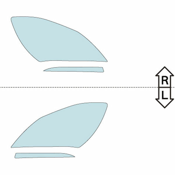 カット済みヘッドライトプロテクションフィルム BMW 6シリーズ グランクーペ (H24.6-H27.6) (F06(6A30型/6B44型)) (PH3006D1205A0SB)