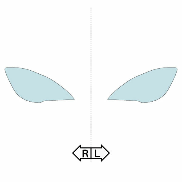 カット済みヘッドライトプロテクションフィルム BMW 6シリーズ グランクーペ (H27.7-R1.7) (F06(6A30型/6B44型)) (PH3006D1505A0SA)