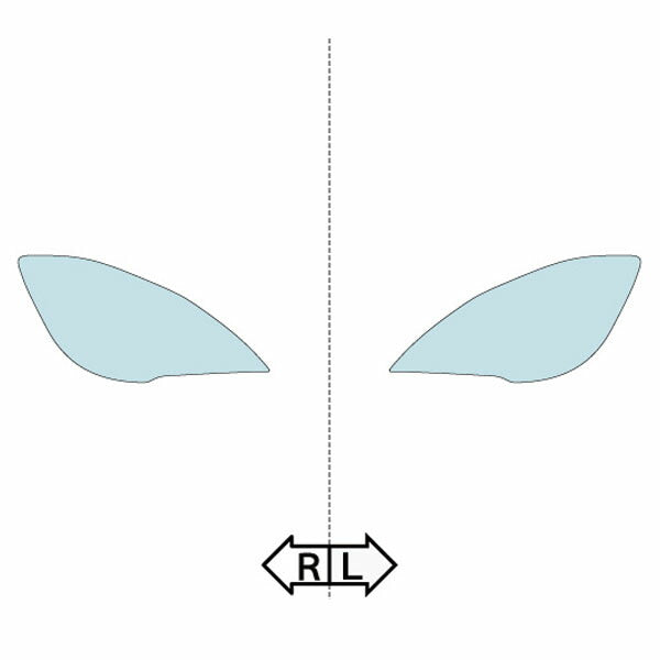 カット済みヘッドライトプロテクションフィルム BMW 6シリーズ カブリオレ (H27.7-H31.2) (F12(LW30型/YP44型)) (PH3006T1505A0SA)