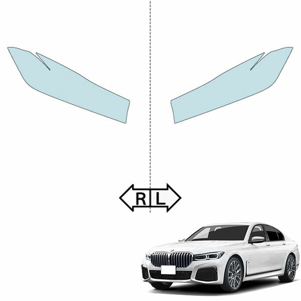 カット済みヘッドライトプロテクションフィルム BMW 7シリーズ セダン (R1.6-R4.6) (G11型(7R30/7S30/7D30)) (PH3007B1905A0SA)