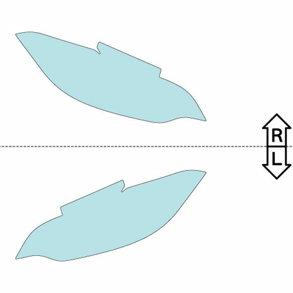 カット済みヘッドライトプロテクションフィルム BMW M2 クーペ (H29.8-R4.9) (F87(1H30型)) (Base) (PH3012C1705A0SA)