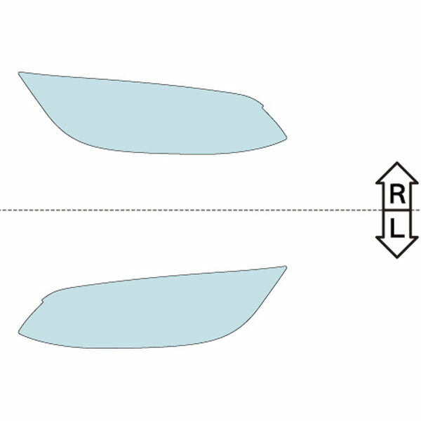 カット済みヘッドライトプロテクションフィルム BMW M3 セダン (H20.3-H26.1) (E90(VA40型)) (Base) (PH3013B0805A0SA)