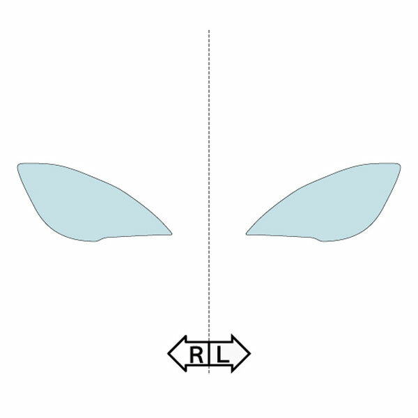 カット済みヘッドライトプロテクションフィルム BMW M6 クーペ (H27.7-H31.2) (F13(LZ44M型)) (Standard/Competition) (PH3016C1505A0SA)