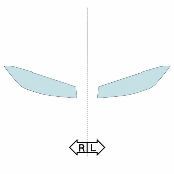 カット済みヘッドライトプロテクションフィルム BMW Alpina B3 セダン(Alpina D3 S セダン) (R4.5-) (G20型) (Standard) (PH3023B2205A0SA)