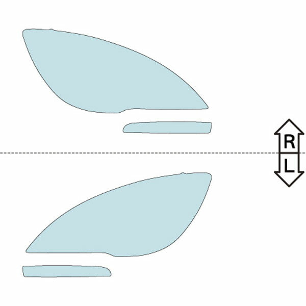カット済みヘッドライトプロテクションフィルム BMW Alpina B6 (H27.12-H30.7) (6M20型) (Base) (PH3026C1505A0SA)