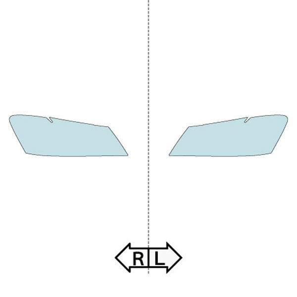 カット済みヘッドライトプロテクションフィルム BMW X3 (H23.3-H26.5) (PH3033K1105A0SA)