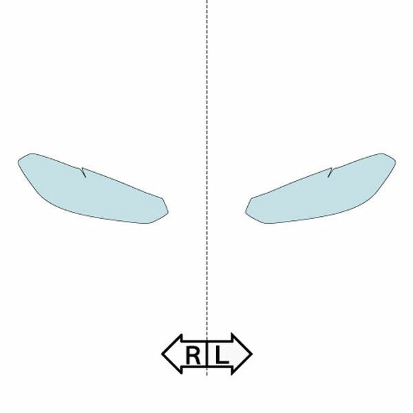 カット済みヘッドライトプロテクションフィルム BMW X3 M (R3.10-) (G01型(TS30)) (Competition) (PH3043K2105A0SA)