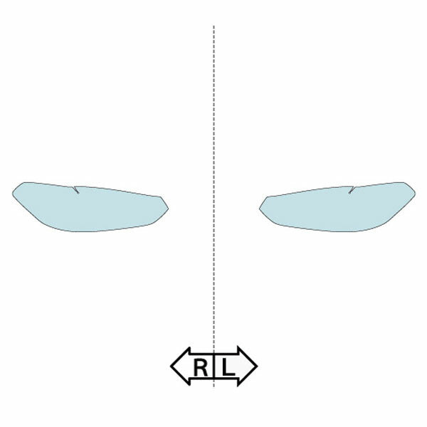カット済みヘッドライトプロテクションフィルム BMW X4 M (R3.10-) (G02型(TS30)) (Competition) (PH3044K2105A0SA)