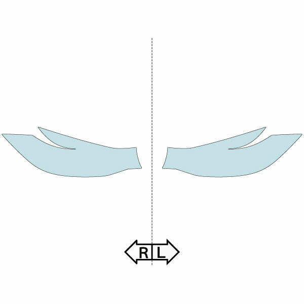 カット済みヘッドライトプロテクションフィルム BMW 3シリーズ グランツーリスモ (H28.10-R2.12) (F34型) (Luxury/M Sport) (PH3063D1605A0SA)