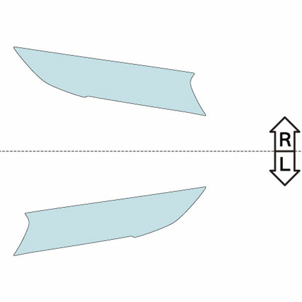 カット済みヘッドライトプロテクションフィルム BMW i8 クーペ (H26.9-R2.4) (2Z15型/2Z15U型) (Base) (PH3088C1405A0SA)