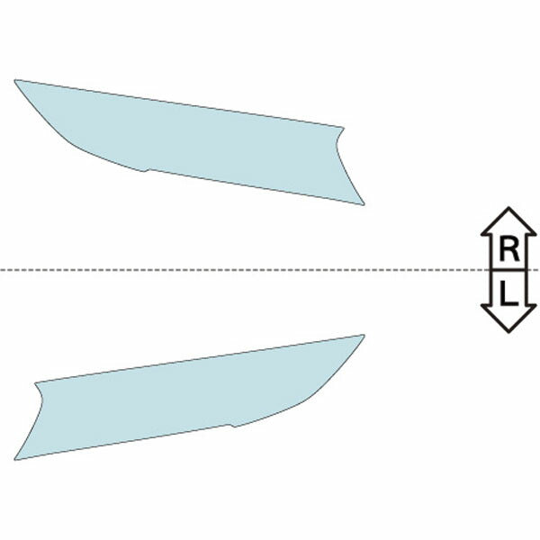 カット済みヘッドライトプロテクションフィルム BMW i8 ロードスター (H30.8-R2.4) (2Z15U型) (Base) (PH3088U1805A0SA)