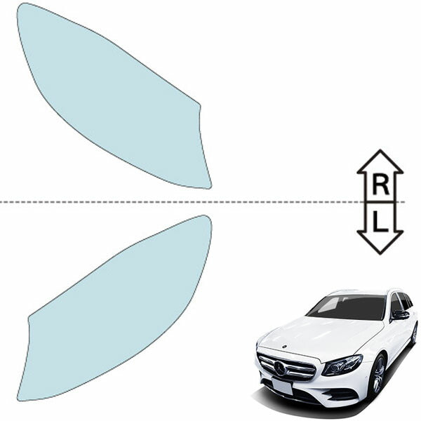 カット済みヘッドライトプロテクションフィルム メルセデスベンツ Eクラス ステーションワゴン (H28.11-R2.8) (PH3108F1605B0SA)