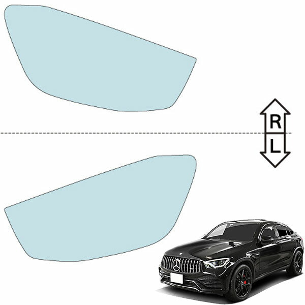 カット済みヘッドライトプロテクションフィルム メルセデスベンツ AMG GLC クーペ (R1.10-R5.11) (C253(253364型)/C253(253388型/253389型)) (PH3143D1905A0SA)