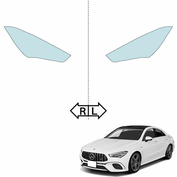 カット済みヘッドライトプロテクションフィルム メルセデスベンツ AMG CLA クーペ (R5.9-) (C118(118351M型)/C118(118354M型)) (PH3171D2305A0SA)