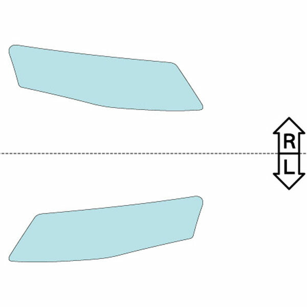 カット済みヘッドライトプロテクションフィルム アウディ A4 セダン (H20.3-H24.3) (8KCAB型/8KCDH型/8KCDN型/8KCDNF型/8KCALF型) (PH3204B0805A0SA)
