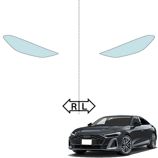 カット済みヘッドライトプロテクションフィルム アウディ A5 セダン (R7.2-) (FU20型) (PH3205B2505A0SA)