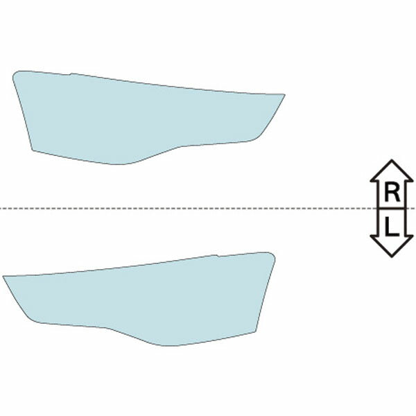 カット済みヘッドライトプロテクションフィルム アウディ A5 クーペ (H24.1-H29.3) (8TCDNF型) (2.0 TFSI quattro) (PH3205C1205A0SA)