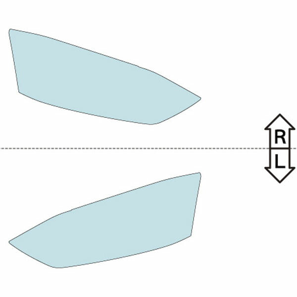 カット済みヘッドライトプロテクションフィルム アウディ A5 クーペ (R3.1-R7.1) (F5DETF型/F5DTPF型/F5DDWF型) (PH3205C2105A0SA)