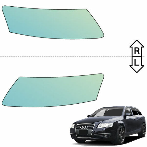 カット済みヘッドライトプロテクションフィルム アウディ A6 アバント (H21.1-H24.1) (4FCAJA型/4FC###型) (Base/S line パッケージ) (PH3206F0905A0SA)