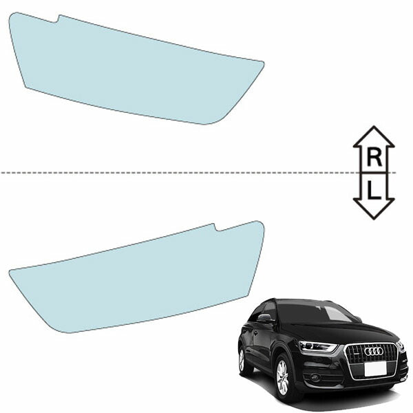 カット済みヘッドライトプロテクションフィルム アウディ Q3 (H24.5-H27.4) (8UCPSF型/8UCHP型/8UCCZF型) (PH3210K1205A0SA)